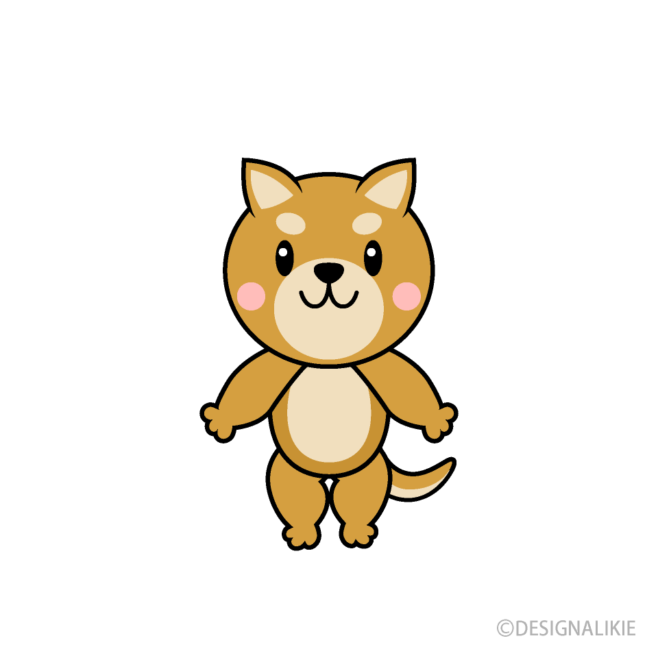 かわいい柴犬キャラ