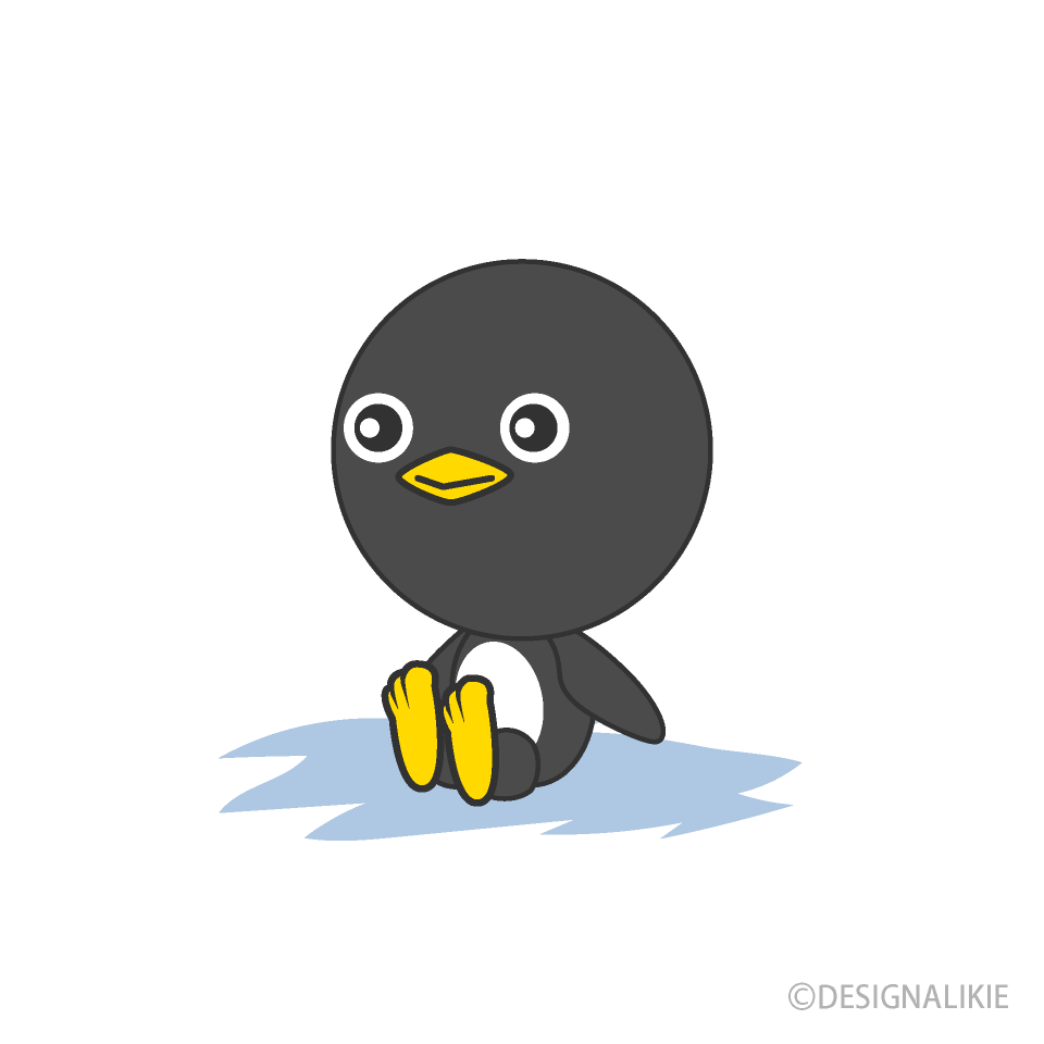 くつろぐペンギン