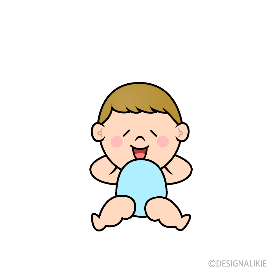 お腹いっぱいの幼児の男の子