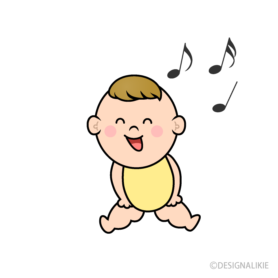 歌う赤ちゃんキャラ