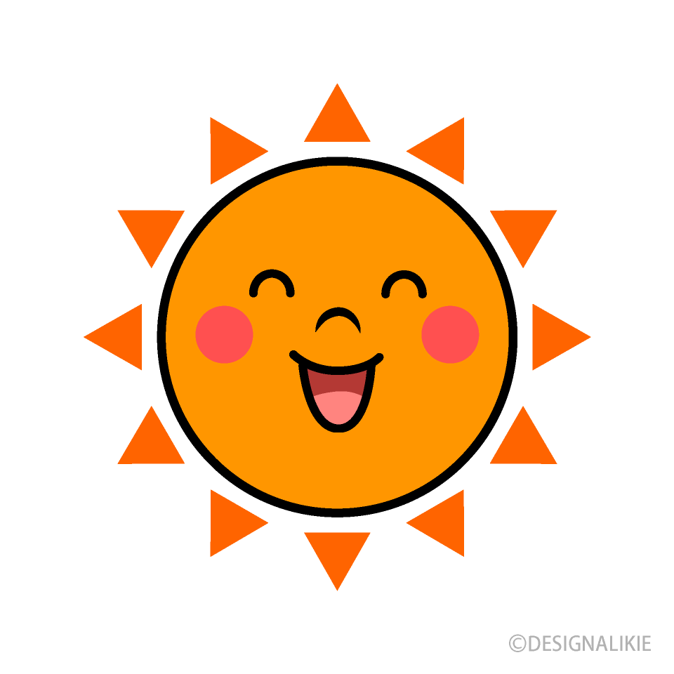 可愛い太陽キャラ