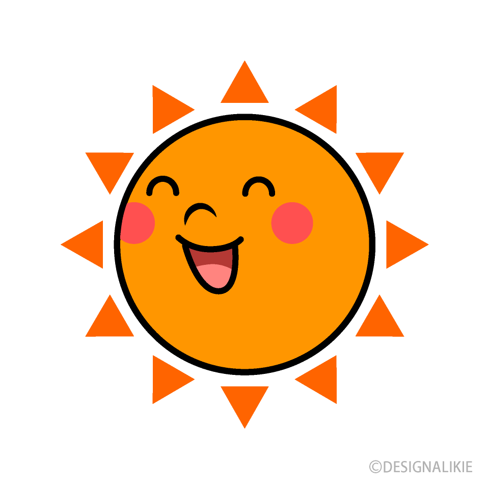 笑顔の太陽キャラ