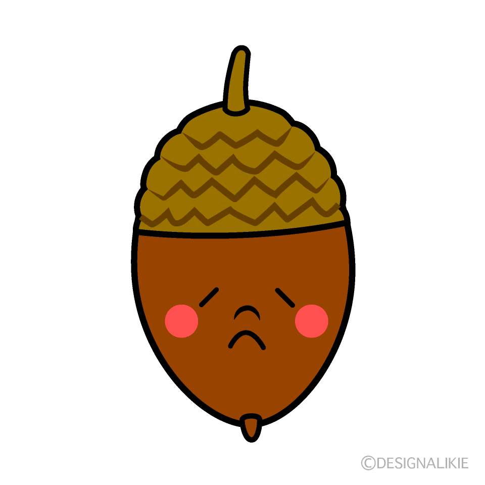 悲しいどんぐりキャラ