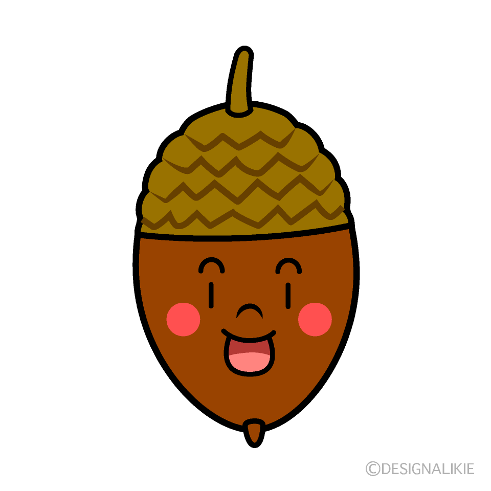 びっくりするどんぐりキャラ