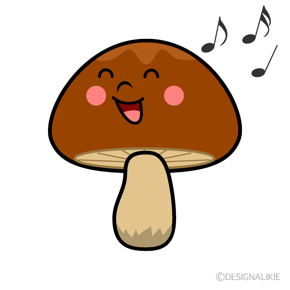 歌うきのこキャラ
