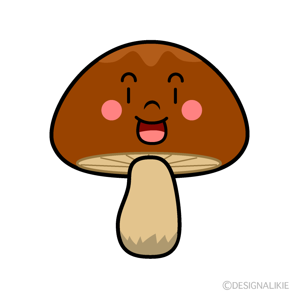 びっくりするきのこキャラ