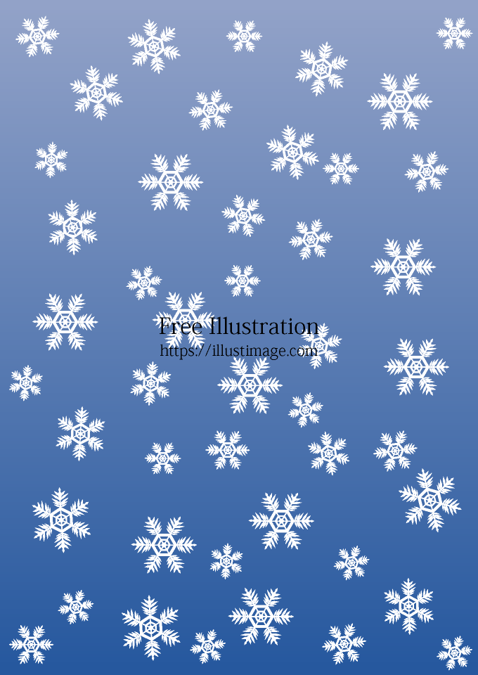 舞い降る雪結晶の背景画像
