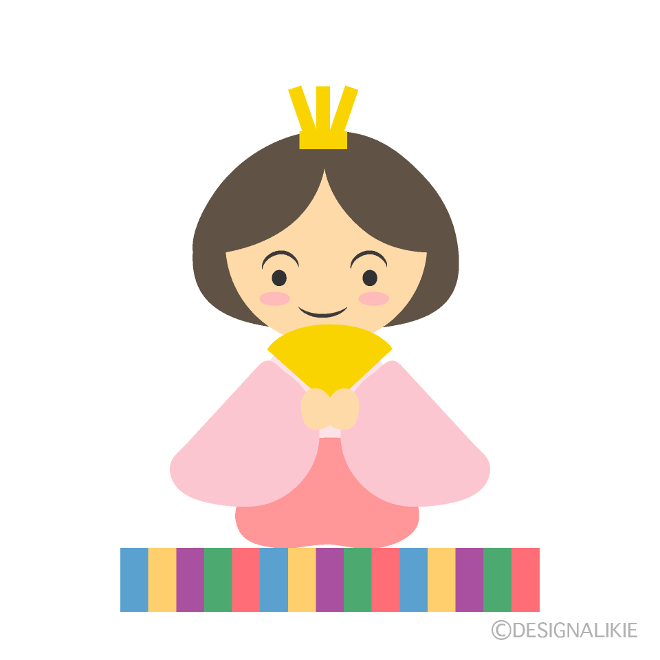 シンプルなお雛様