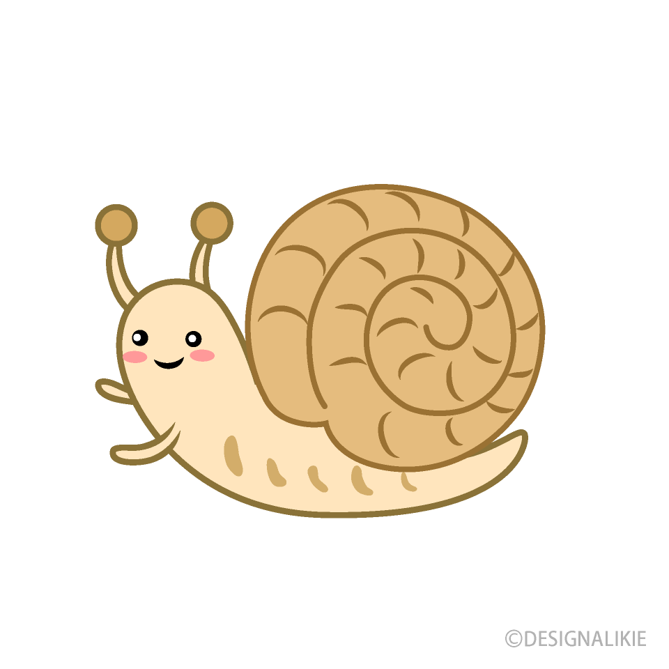 可愛いかたつむり