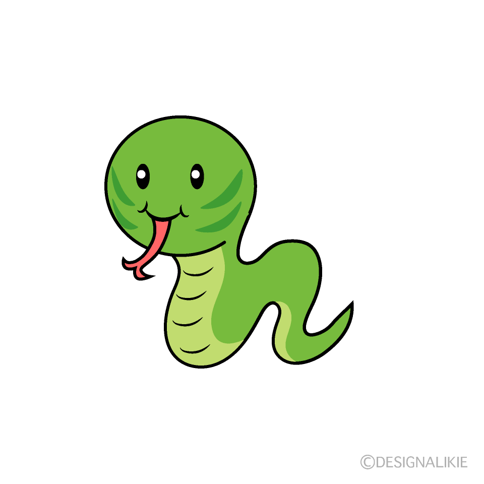 ちっちゃなヘビキャラ