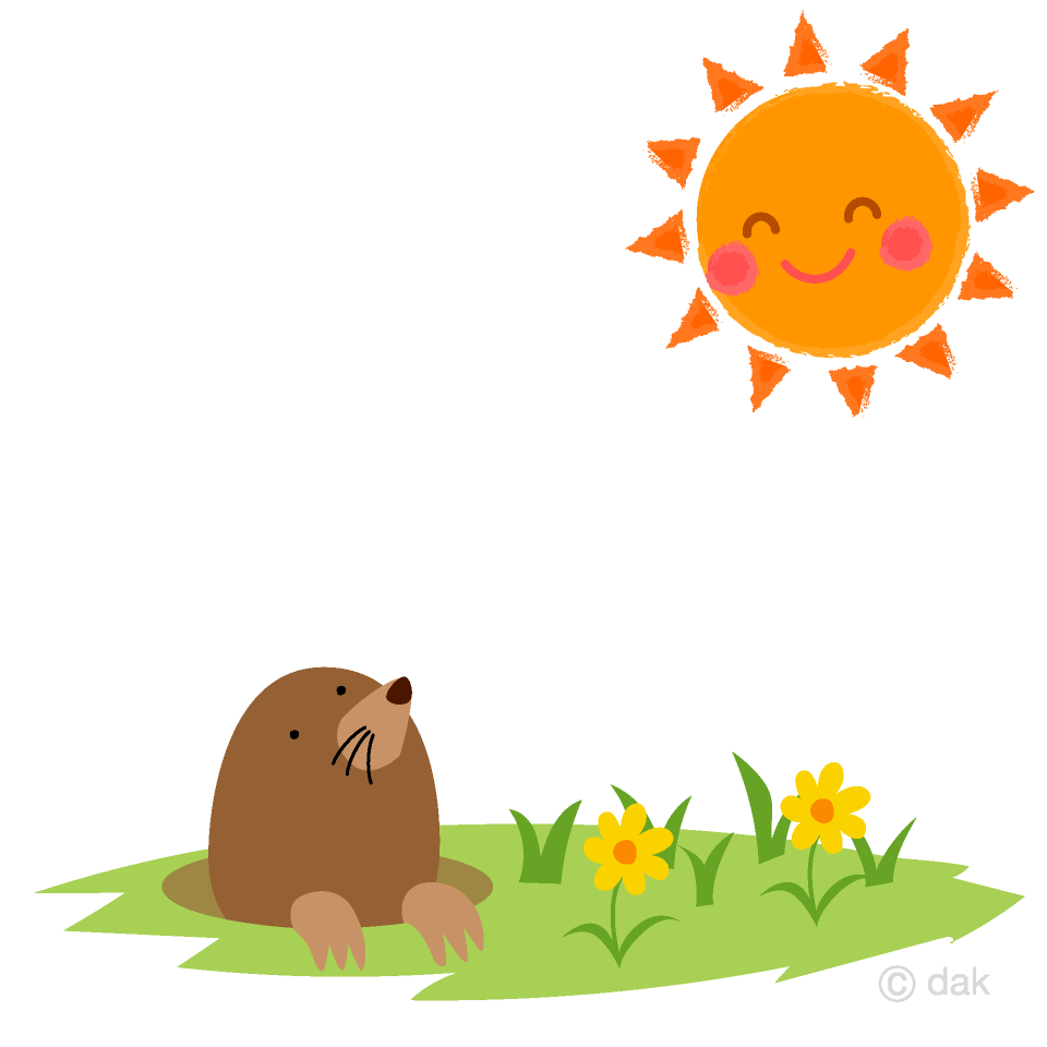 もぐらと太陽