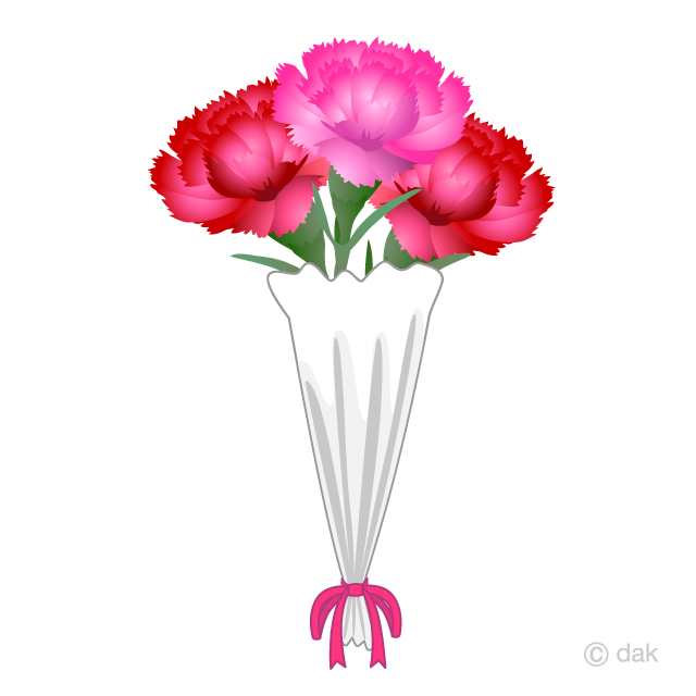 母の日のカーネーション花束