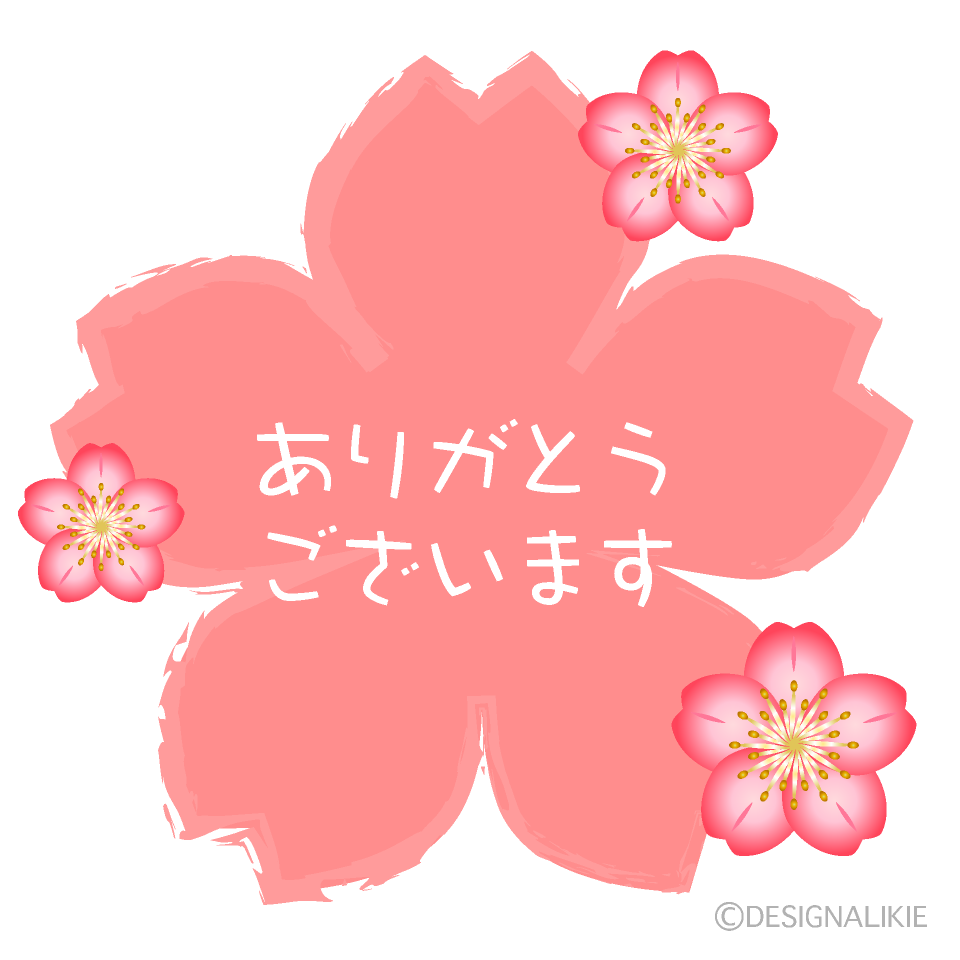 桜花のありがとう