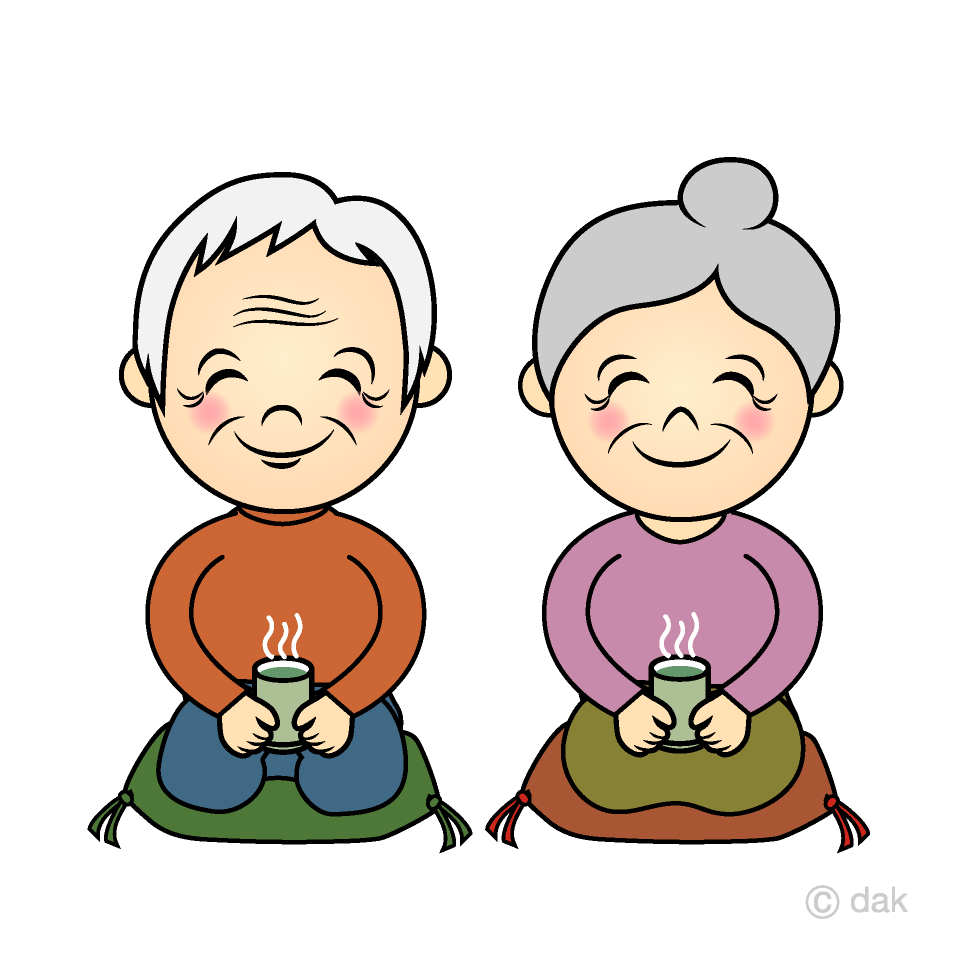 ゆとりのある年配夫婦