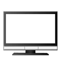 液晶テレビ（画面透明）