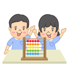 数字を学ぶ子供