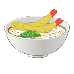 天ぷらうどん