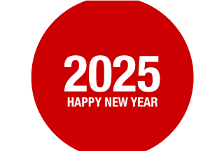 日の丸Happy New Year 2024