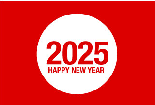 ウサギのHappy New Year 2024