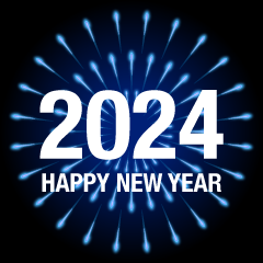 花火のHAPPY NEW YEAR 2023カード