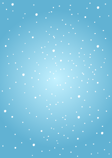 青空に降る雪