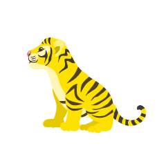 黄色の小虎