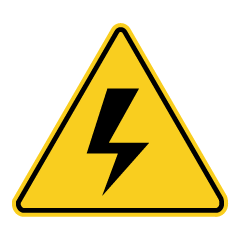 電気警告標識