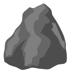 黒い岩