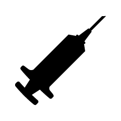 注射器シルエット