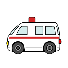シンプルな救急車