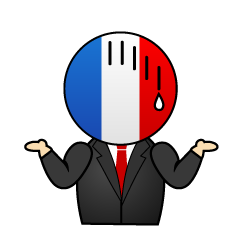 困るフランス人