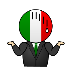 困るイタリア人