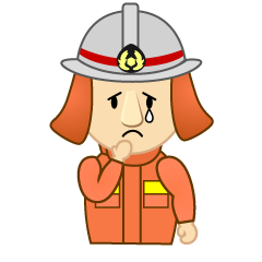 悲しい消防士