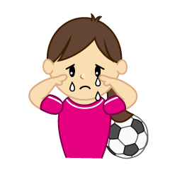 泣く女子サッカー