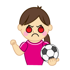 燃える女子サッカー