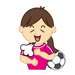 ほっとする女子サッカー