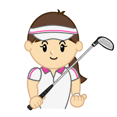 女子ゴルフキャラ