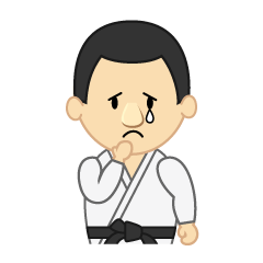 悲しい柔道選手