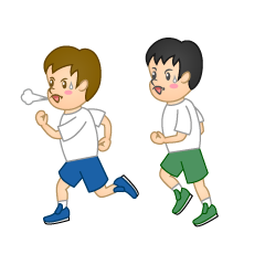 小学生のマラソン