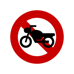 バイク禁止マーク