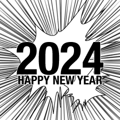 2023 Happy New Year びっくり