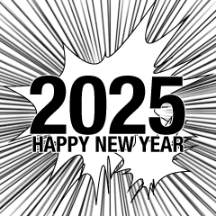 2024 Happy New Year びっくり