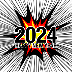 2023 Happy New Year 爆発