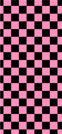 ピンク黒チェック柄 iPhone壁紙