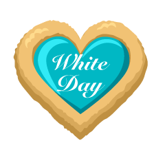 White Day ハートクッキー