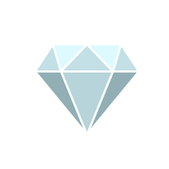シンプルなダイヤモンド（横）