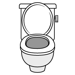 洋式トイレ（正面）