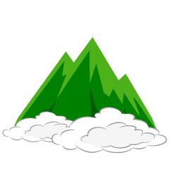 雲の上の山