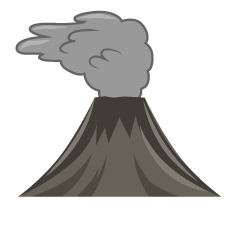 岩山の火山