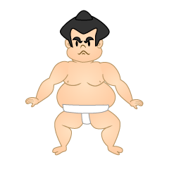 相撲の力士